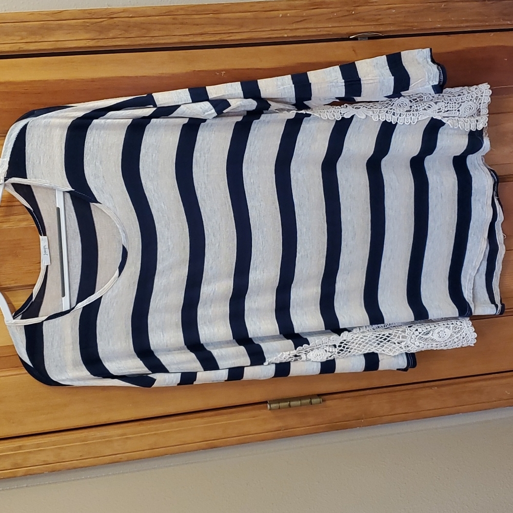 Jodifl Top with Crochet Detail